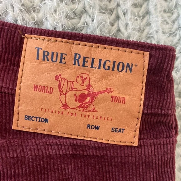 NWT True Religion Halle Stretch Corduroy pants in “Ivy League” - Picture 2 of 11